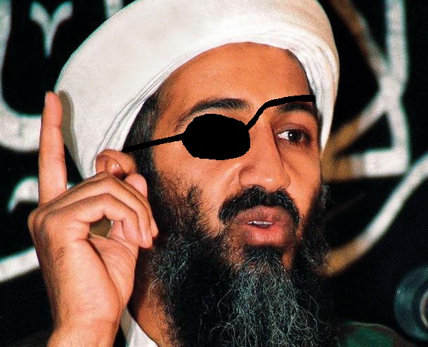osama bin laden fake. Here#39;s Osama bin Laden with an